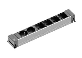 BACHMANN 916.023 unité a tiroirs 2x 230V + 4x module libre