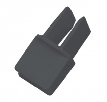 StrongMax 16/18 raccord croisé, profil cloison int, noir