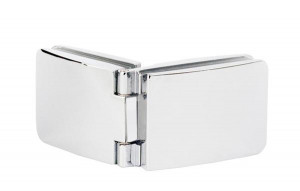 SISO charniere See-Me verre/verre chrome 180° D/G