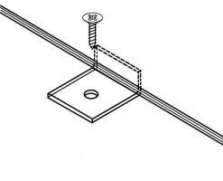 StrongMax buffet, fixation anti-déplacement, 2 pcs