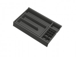 GOLLINUCCI Organisateur de salle de bain avec accessoires 400mm 241x372x53mm ant