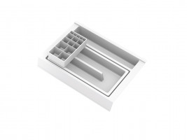 GOLLINUCCI organisateur de salle de bain avec accessoires 350mm 241x322x85mm bla