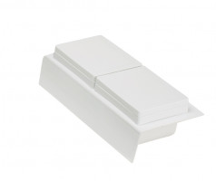 GOLLINUCCI Organiseur de salle de bain avec accessoires 270mm 122x242x69mm blanc