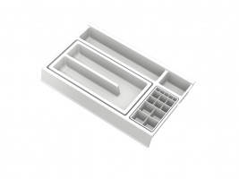 GOLLINUCCI organisateur de salle de bain avec accessoires 400mm 241x372x53mm bla