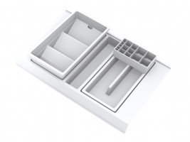 GOLLINUCCI organisateur de salle de bain avec accessoires 450mm 308x422x90mm bla