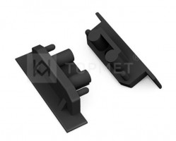 StrongLumio embouts pour profil Groove 10 droit noir (paire)