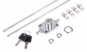 K-StrongLocks Serrure a crémone + tiges 1000mm