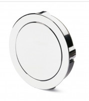 HETTICH 9086690 Poignée TOUCH-IN ronde chrome brillant