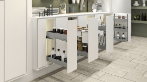 KES 002142 K-Line, panier latéral, 300mm, argenté