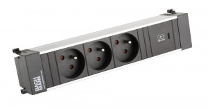BACHMANN 916.530 unité a tiroirs 3x 230V + USB C 30W