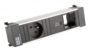 BACHMANN 916.529 unité a tiroirs 1x 230V + USB C 30W + 1x module libre