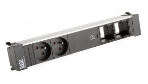 BACHMANN 916.532 unité a tiroirs 2x 230V + USB C 60W + 2x module libre