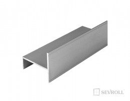 SEVROLL 02382 Everest rail de guidage 3m argent