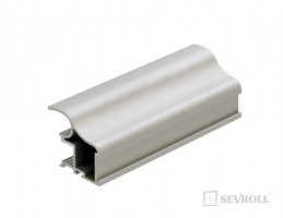 SEVROLL 02287 System 10 II profil de poignée 10mm 2,7m argenté