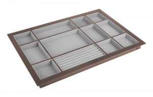 StrongWire organisateur a bijoux, avec cadre et tiroir coulissant amorti, 700mm,