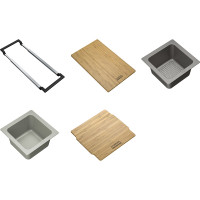 FRANKE ALL-IN Ensemble 2 supports, plaque, 2x bols, couvercle