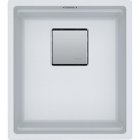 FRANKE évier KNG 110-37 410x460mm blanc led