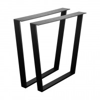 STRONG pietement de table convexe 710x780 noir