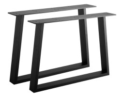 STRONG pietement de table concave 420x580 noir