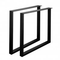 STRONG pietement de table linéaire 710x780 noir