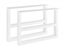 STRONG pietement de table linéaire 420x580 blanc