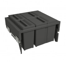 GOLLINUCCI trieur 580 Plusline 600mm 2x17l+2x8l gris