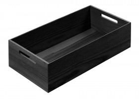 KES 009171 LiniQ boîte rectangulaire avec poignées 236x472mm noir