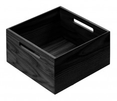 KES 009172 LiniQ boîte carrée avec poignées 236x236mm noire