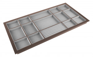 StrongWire organisateur a bijoux, avec cadre et tiroir coulissant amorti, 900mm,