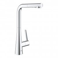 GROHE 30441000 Robinet SCALA L-sortie avec douchette double chrome
