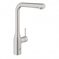 GROHE 30432DC0 Robinet ACCENT L-sortie douchette double supersteel
