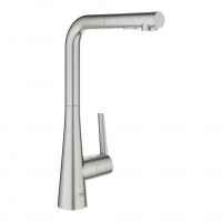 GROHE 30441DC0 Robinet SCALA L-sortie avec douchette double supersteel