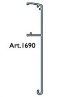 TERNO porte coulissante intérieure en verre, profil de couverture 1690/A/S 6m ar