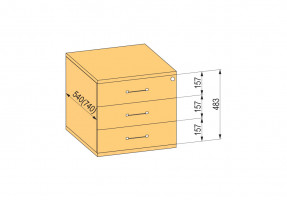 K-BBP conteneur 740mm type 6/V 8 plastique plein coul. serrage amorti