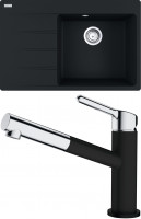FRANKE Ensemble G227MČ CNG 611-78 TL/7 noir mat + FC 3055.901