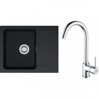FRANKE ensemble T94Č OID 611-62 noir + FP 9000.031