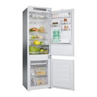 FRANKE Réfrigérateur combiné encastrable FCB 320 TNF NE F blanc
