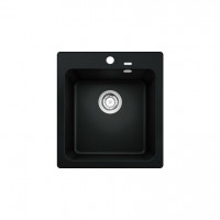 BLANCO 526572 Évier Naya 45 sans excentrique Silgranit noir