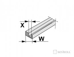 SEVROLL 20106 joint pour verre 18/4-4,5mm asymétrique