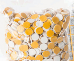 Sous-couche feutre 25/3mm blanc - 1000 pcs