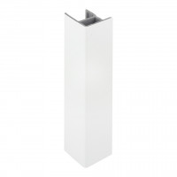 SCILM équerre de raccordement/embout 150mm blanc mat