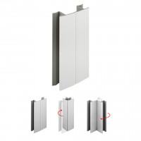 SCILM flexi raccord 100mm blanc brillant