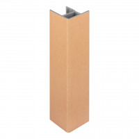 SCILM équerre de raccordement/embout 150mm cuivre brossé