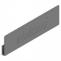 BLUM ABD.1000.BT capuchon extérieur MERIVOBOX, logo BLUM gravé, gris, IG-M