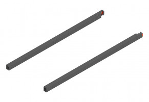 BLUM ZR4.500RS.E Merivobox, reling longitudinal 500mm, gris foncé OG