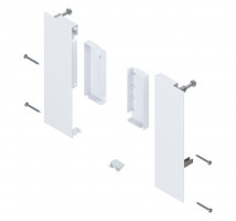 BLUM ZI4.2ES1 Merivobox, fixations frontales tiroir intérieur E reling, blanc