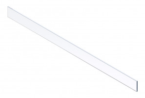 BLUM ZE4L1058G Merivobox, façade verre bas, KB1200 côté 18/19 mm, clair