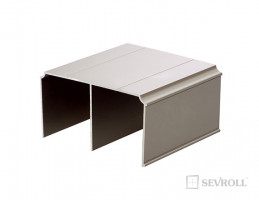 SEVROLL 03424-Y Gemini guidage supérieur 6m olive brossée