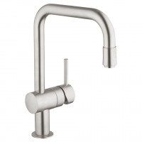 GROHE 30435DC0 Robinet VENTO bec en U avec aérateur extractible supersteel