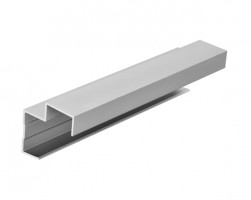 SEVROLL 02777 Ergo profil de poignée 18mm 2,7m argent